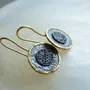 Bijoux - BOUCLES D'OREILLES "NUIT DES TEMPS" - COLLECTION ARKEOS - KARAWAN AUTHENTIC