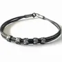 Bracelets - BRAID BRACELET - SILVER - HANDMADE - MEN&WOMEN Offered in 2 sizes 18cm and 20cm. - KARAWAN AUTHENTIC