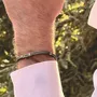 Bracelets - BRAID BRACELET - SILVER - HANDMADE - MEN&WOMEN Offered in 2 sizes 18cm and 20cm. - KARAWAN AUTHENTIC