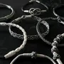 Bracelets - BRAID BRACELET - SILVER - HANDMADE - MEN&WOMEN Offered in 2 sizes 18cm and 20cm. - KARAWAN AUTHENTIC