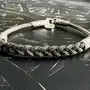 Bracelets - CHAINE TRESSE - ARGENT - FAIT MAIN - HOMME&FEMME - KARAWAN AUTHENTIC