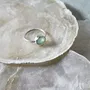 Jewelry - RING\" DROP\” SILVER 925 AQUA CHALCY - KARAWAN AUTHENTIC