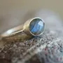 Jewelry - RING\" DROP\” STERLING SILVER LABRADORITE - KARAWAN AUTHENTIC