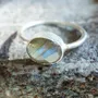 Jewelry - RING\" DROP\” STERLING SILVER LABRADORITE - KARAWAN AUTHENTIC