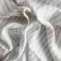 Table linen - Beige Linen Stripes Tablecloth 100 x 100 cm - OURY HOME