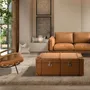 Caskets and boxes - Brown leather trunk - ANGEL CERDÁ