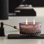 Bougies - Bougie parfumée Dark Pastel Plum - Vanille à double mèche 130 g. - RUBY