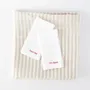 Table linen - Embroidered Linen Napkins (Set of 2) – “Bon Appétit” & “Dinner Time” - OURY HOME