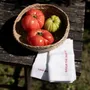 Table linen - Embroidered Linen Napkins – “Savor the Moment” & “Love Always” - OURY HOME