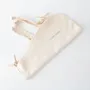 Bags and totes - Flower Bag – Organic Cotton with Blue Embroidery - OURY HOME