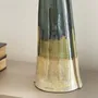 Céramique - Lampe à poser sculpturale conique - FUOCO BLU collection - DI VINCENZO POUJOULA