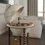 Chariots pour restaurants - Globe bar Explora Old White - ZOFFOLI MAPPAMONDI