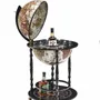 Chariots pour restaurants - Zoffoli Bar Globe Vulcano d.42cm - ZOFFOLI MAPPAMONDI