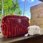 Travel accessories - Quilted Minky Toiletry Bag - POULE HOUSE