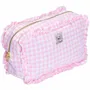 Travel accessories - Ruffled Toiletry Bag - POULE HOUSE