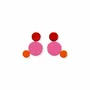 Jewelry - Geometric Earrings – Playful Forms in Color - ISUWA