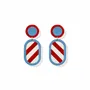 Jewelry - Geometric Earrings – Playful Forms in Color - ISUWA