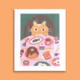Gifts - Canevas fatal - Cat Cafe - CANEVAS FATAL