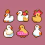 Children's arts and crafts - Magnet kit - Duckies - CANEVAS FATAL