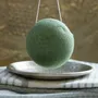 Cosmétiques - EPONGE KONJAC BIOLOGIQUE ENRICHIE À L'ALOE VERA - EN BOITE - KARAWAN AUTHENTIC