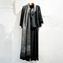 Foulards et écharpes - ETOLE EN SOIE ERI "ESHANI" GRIS ARGENT - KARAWAN AUTHENTIC