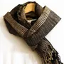 Foulards et écharpes - ETOLE EN SOIE SAUVAGE "ASSAM" - KARAWAN AUTHENTIC