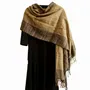 Foulards et écharpes - ETOLE EN SOIE SAUVAGE "ASSAM" - KARAWAN AUTHENTIC