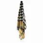 Scarves - LINEN, ORGANIC COTTON AND JUTE STOLE\" CHESS” - KARAWAN AUTHENTIC