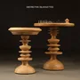 Tableaux - Atamai - Ensemble de table d'échecs en teck - ALANKARAM