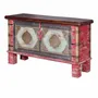 Storage boxes - Chest in aged red mango and cherry wood - GINER Y COLOMER