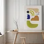 Tableaux - Peinture originale abstraite texturée colorée vert bleu « Bay 5 » - MATISS ART STUDIO
