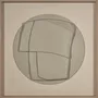 Services - 'Esquisto 04 Circular Moka' - Original Painting - 110x110cm - PERSPECTIVA 10