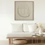 Services - 'Esquisto 01 Circular Gris' - Original Painting - 110x110cm - PERSPECTIVA 10