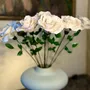 Céramique - Grande rose en porcelaine - FLEURIR L AVENIR