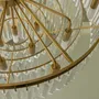 Hanging lights - Dazzling golden chandelier - SIGNATURE MOBILIER ET DÉCORATION