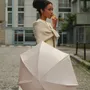 Prêt-à-porter - Mini parapluie-ombrelle anti-UV double protection – Rose Poudré – Naos - ANATOLE