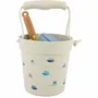 Children's bathtime - SILICONE: BEACH BUCKET - THE SEA - ULYSSE COULEURS D'ENFANCE
