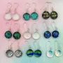 Jewelry - Set of 9 Pair of Dichroic Glass Earrings - BIJOUX EVIDENCE