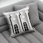 Fabric cushions - LUX COL B/W CUSHION - LOVE BY MILSHTEIN
