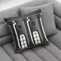 Fabric cushions - LUX COL B/W CUSHION - LOVE BY MILSHTEIN