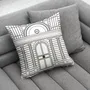 Coussins textile - COUSSIN BUILD MID B/W - LOVE BY MILSHTEIN