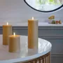 LED modules - Seasonal Colours Melted Pillar Candles Rock - MOODS & MORE