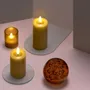LED modules - Seasonal Colours Melted Pillar Candles Silk - MOODS & MORE