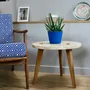 Tables basses - Table basse plateau en pierre naturelle - A 3 pattes -  Diamètre 50cm - C'EST BIEN FAIT