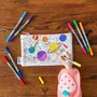 Stationery - colour-in space explorer pencil case - EATSLEEPDOODLE