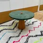 Tables basses - Table basse plateau en pierre naturelle - Ikone - Diamètre 60cm - C'EST BIEN FAIT
