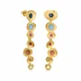 Bijoux - BOUCLES D'OREILLES LONGUES DORÉES FAVORITA COLORS - JOIDART