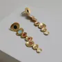Bijoux - BOUCLES D'OREILLES LONGUES DORÉES FAVORITA COLORS - JOIDART