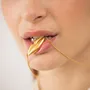 Jewelry - GOLDEN NECKLACE DALÍ, JEWELRY BY JOIDART, LIPS - JOIDART