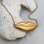 Jewelry - GOLDEN NECKLACE DALÍ, JEWELRY BY JOIDART, LIPS - JOIDART